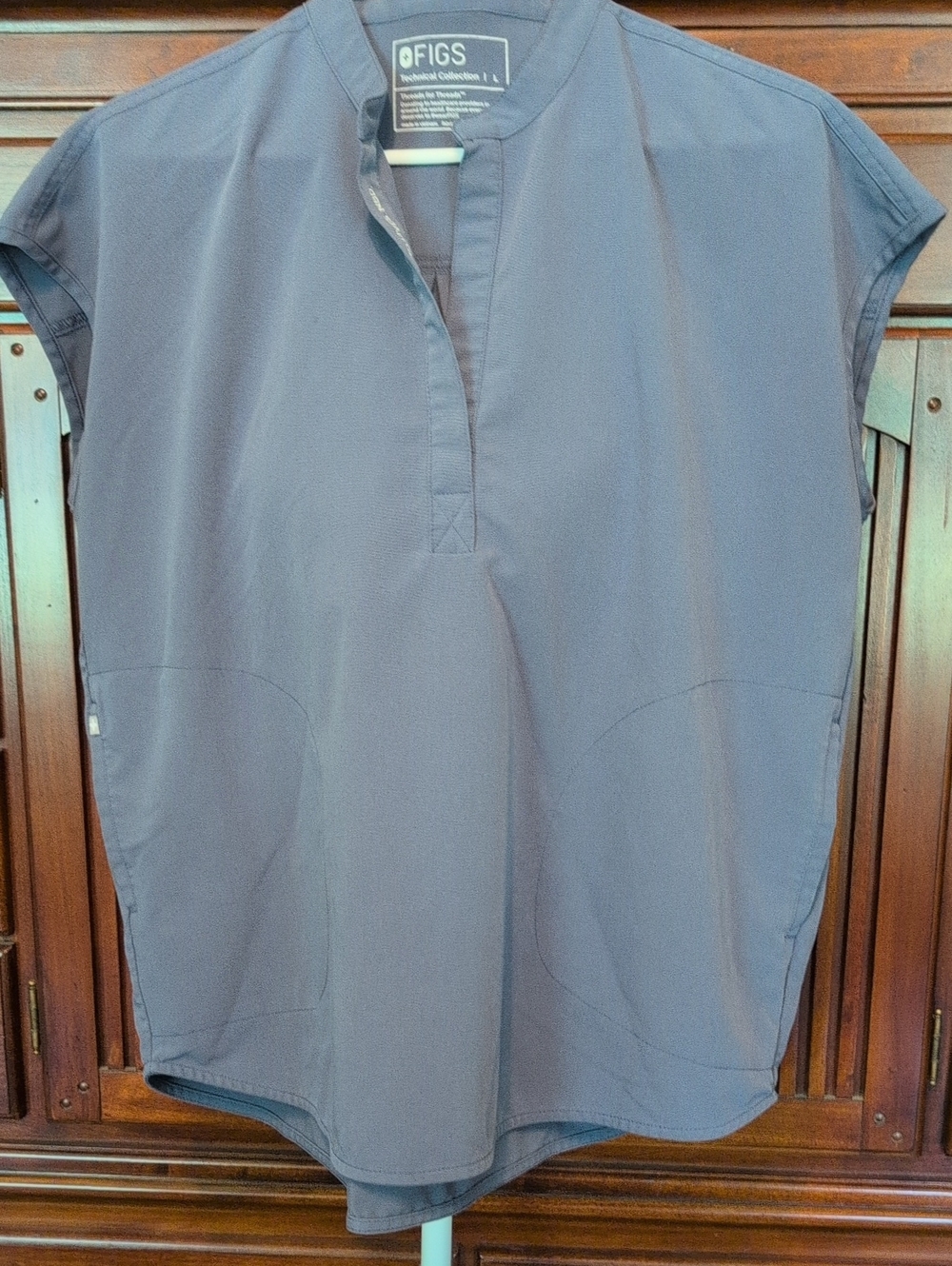 FIGS Slate Tunic in Slate Blue